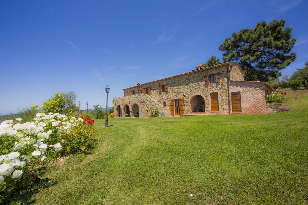 فيلا Tenuta Angelici Winery Casa Contea With Pool And Panoramic Pool Cortona Terontola الغرفة الصورة